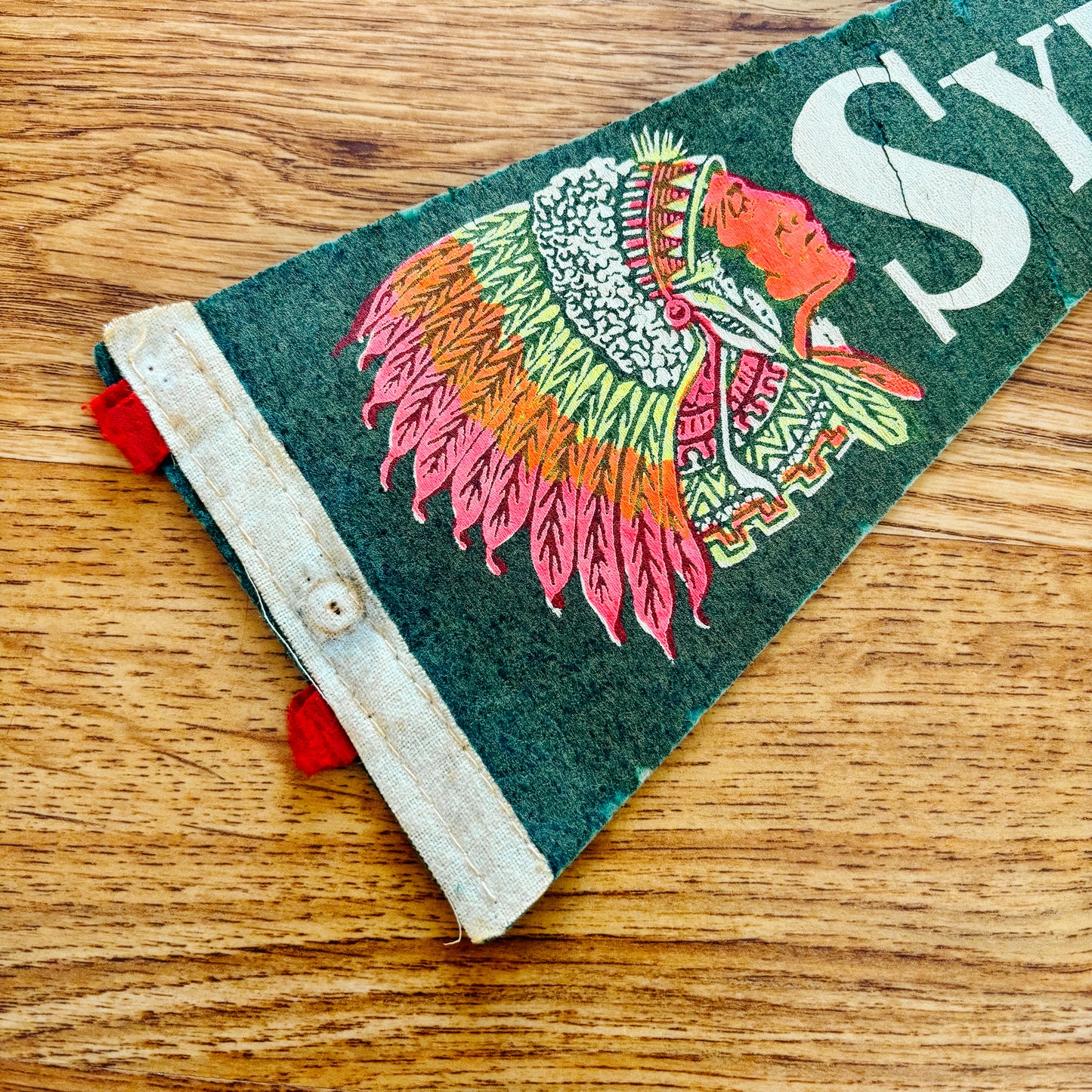 Syracuse New York Green Felt Pennant