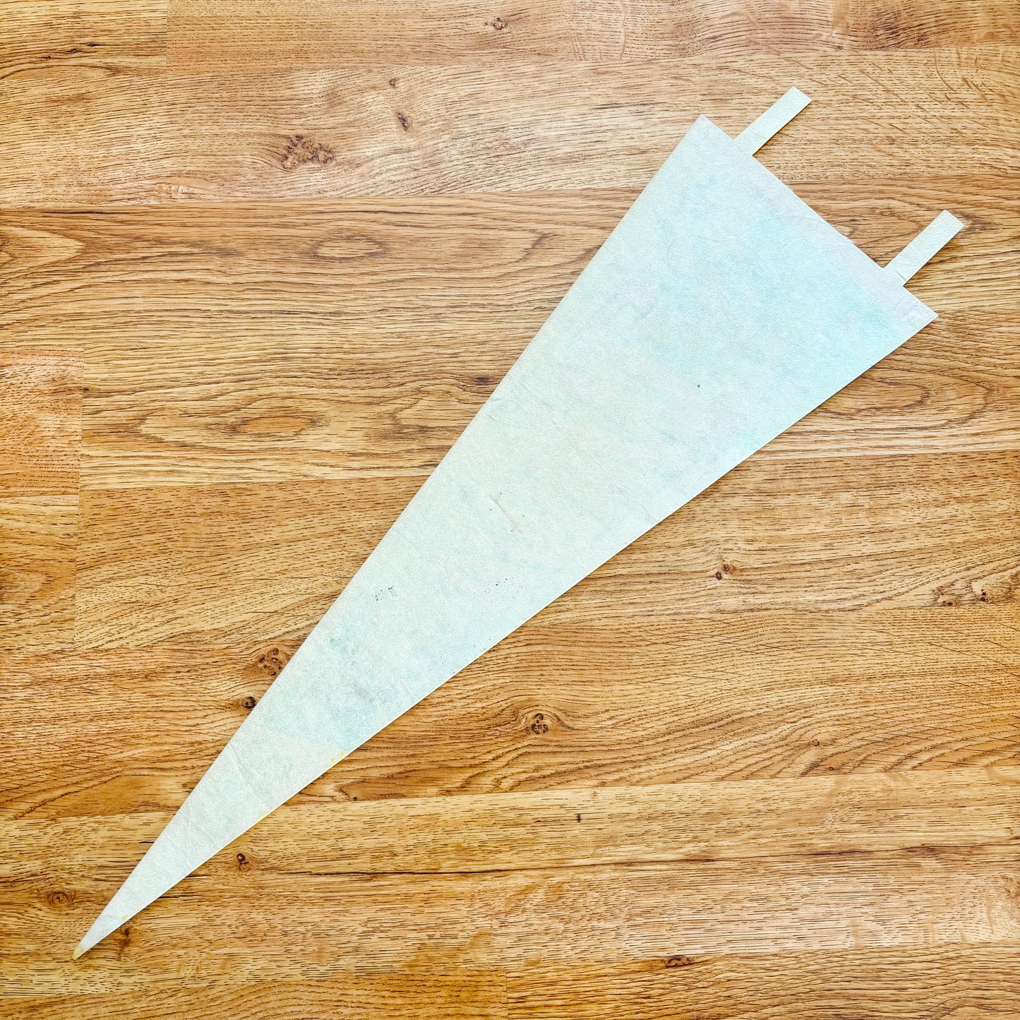 Wawa Ontario 1960s Yellow and Pink Felt Pennant