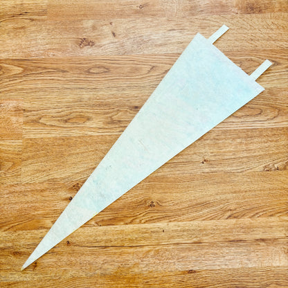 Wawa Ontario 1960s Yellow and Pink Felt Pennant