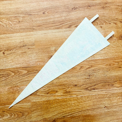 North Dakota Yellow and Pink Felt Pennant