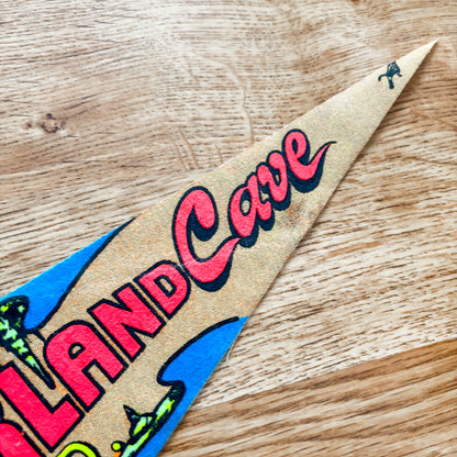 Wonderland Cave South Dakota Felt Pennant