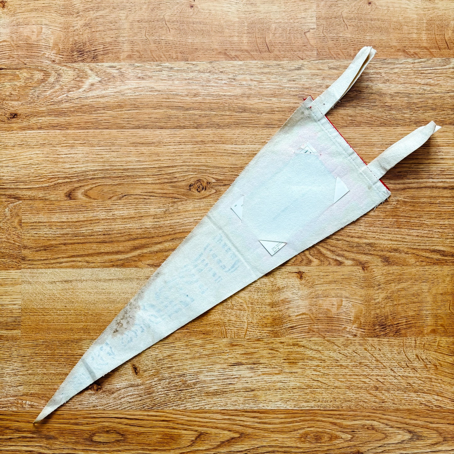 Upper Canada Village Ontario 1960s White Felt Pennant