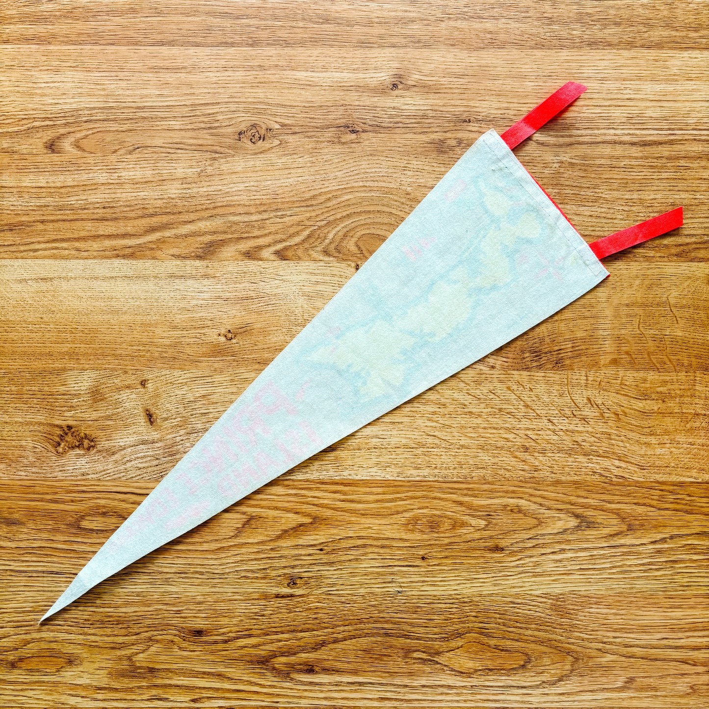 Prince Edward Island 1960s White Felt Pennant