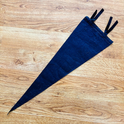 Magnetic Hill New Brunswick 1960s Navy Felt Pennant
