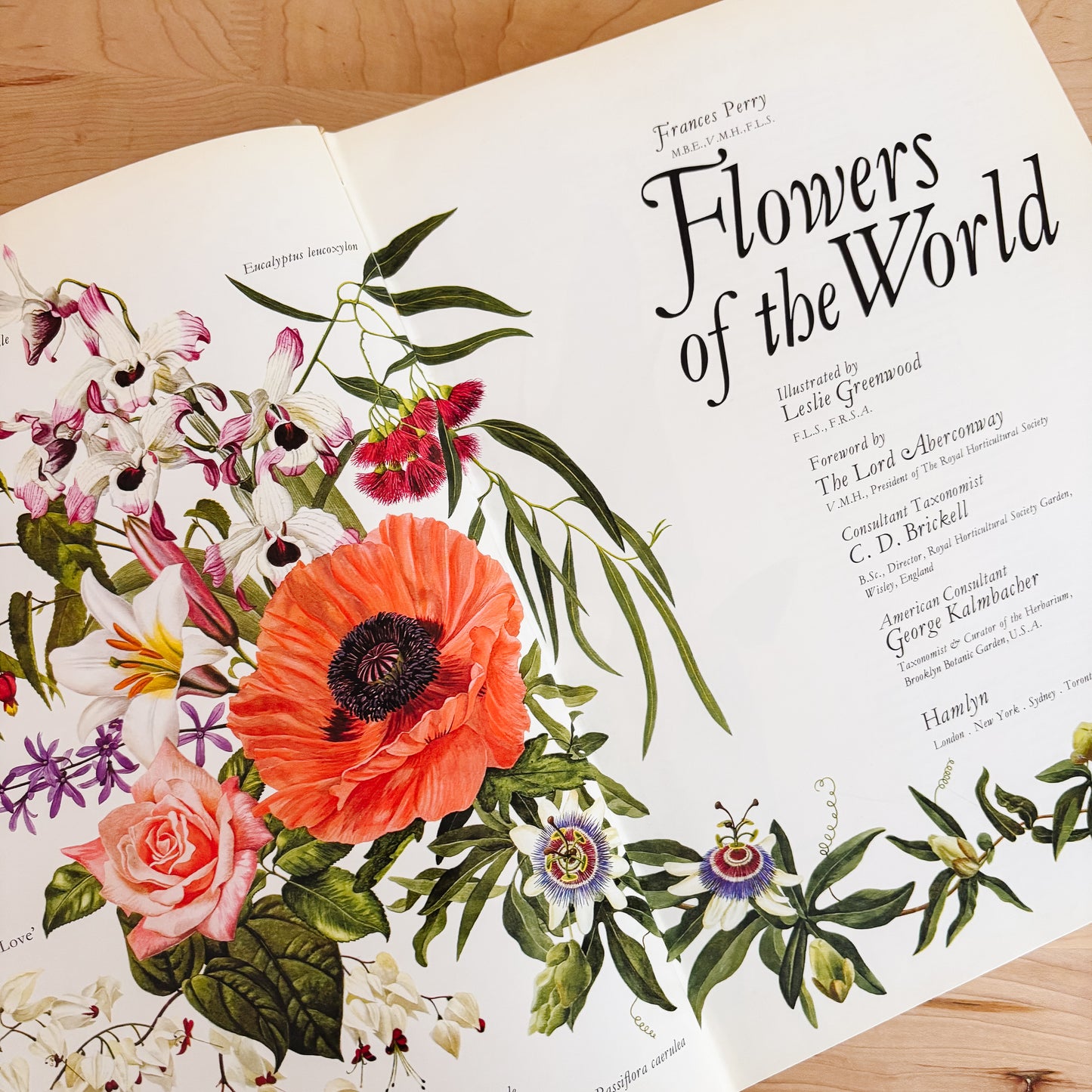 Frances Perry - Flowers of the World (XL Hardcover, 1972)