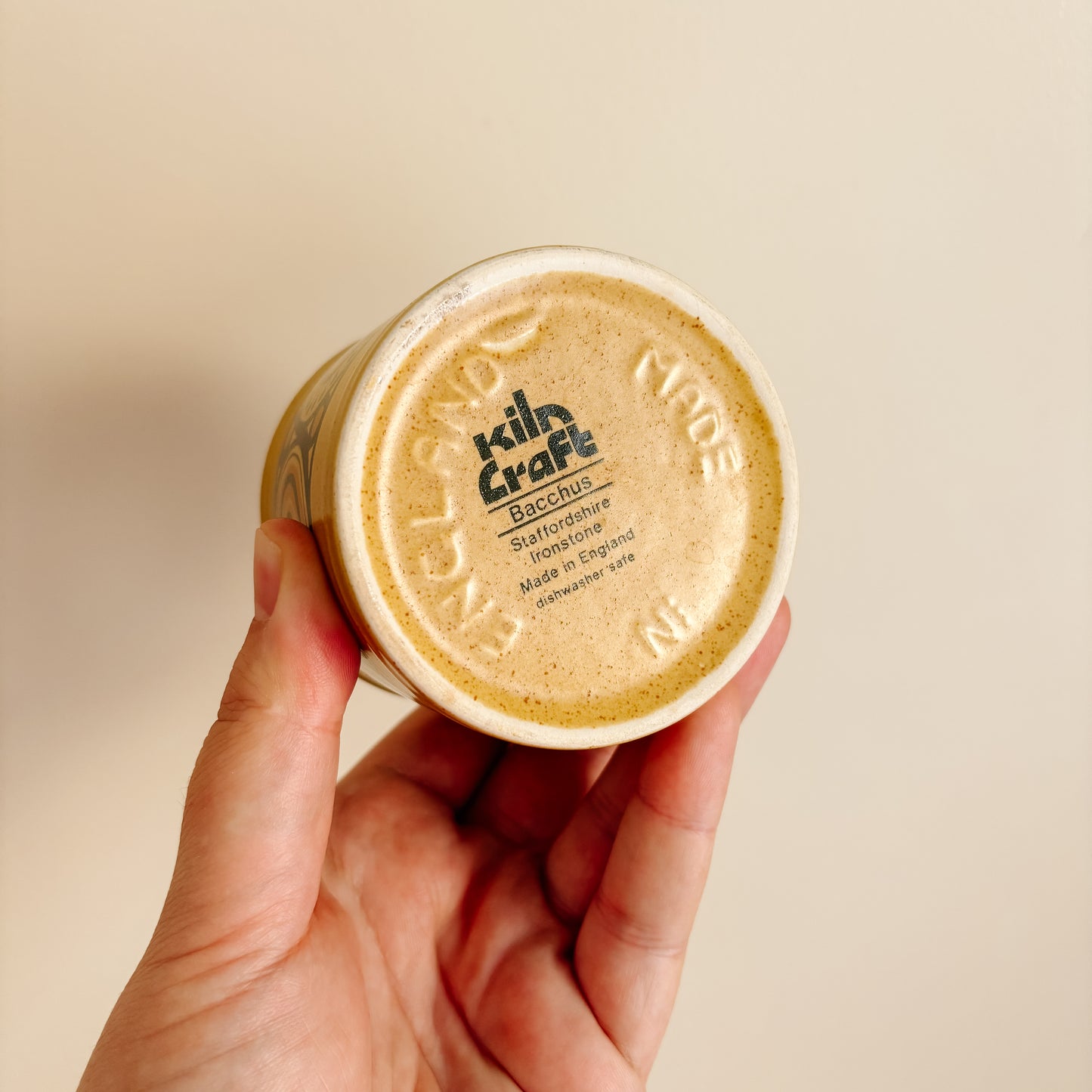 Kiln Craft Bacchus Ironstone Ceramic Mugs - Made in England