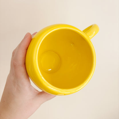 Teleflora Bright Yellow Smiley Face Mug
