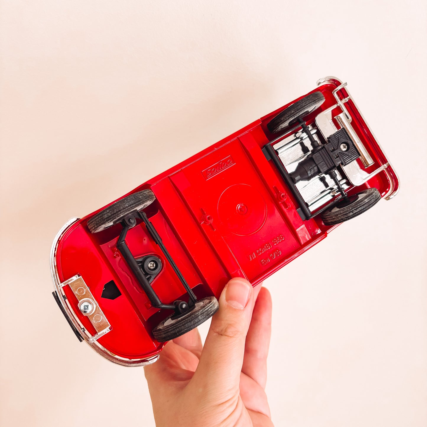 Solido Volkswagen Red Samba Bus Diecast Scale Model