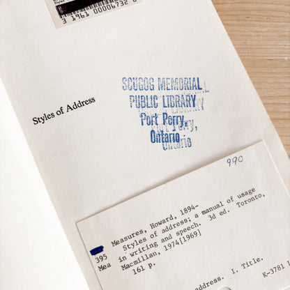Styles of Address: A Manual of Usage in Writing and in Speech (1969)
