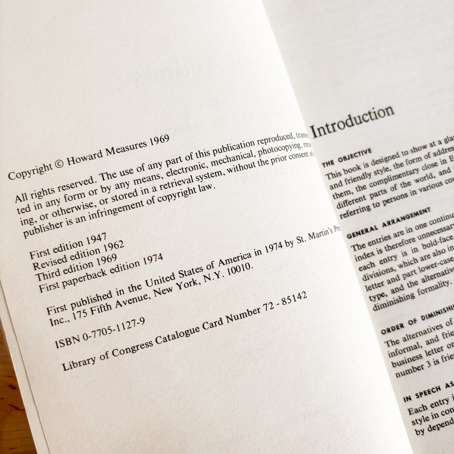 Styles of Address: A Manual of Usage in Writing and in Speech (1969)