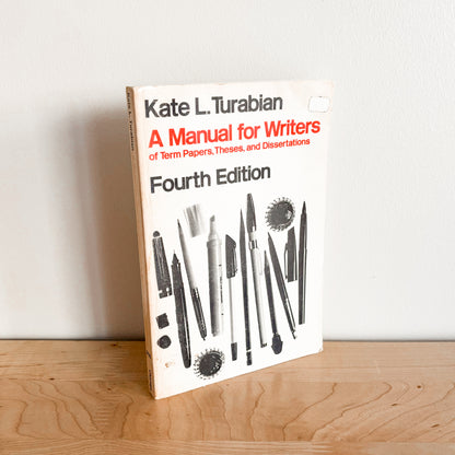 Kate L. Turabian - A Manual for Writers (4th ed. 1973)