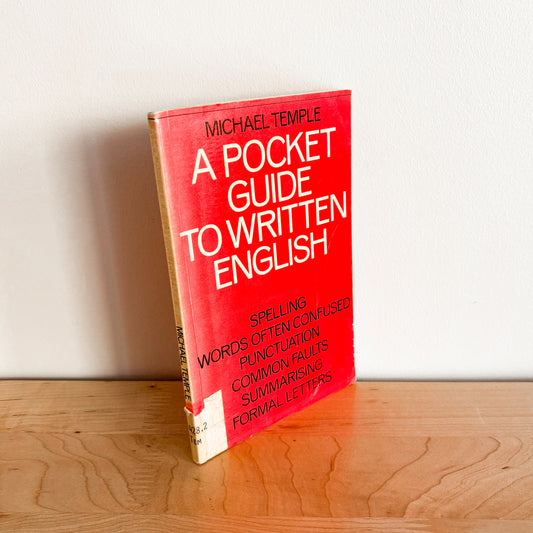 Michael Temple - A Pocket Guide to Written English (1978)