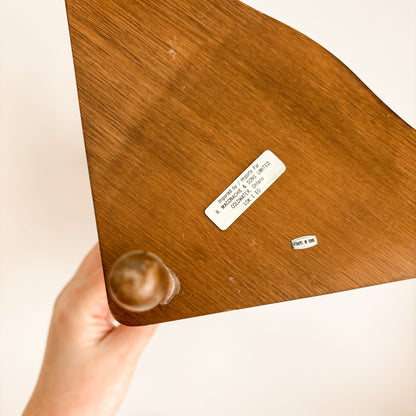 Wooden Corner Trinket Shelf - Wall-Mounted or Tabletop