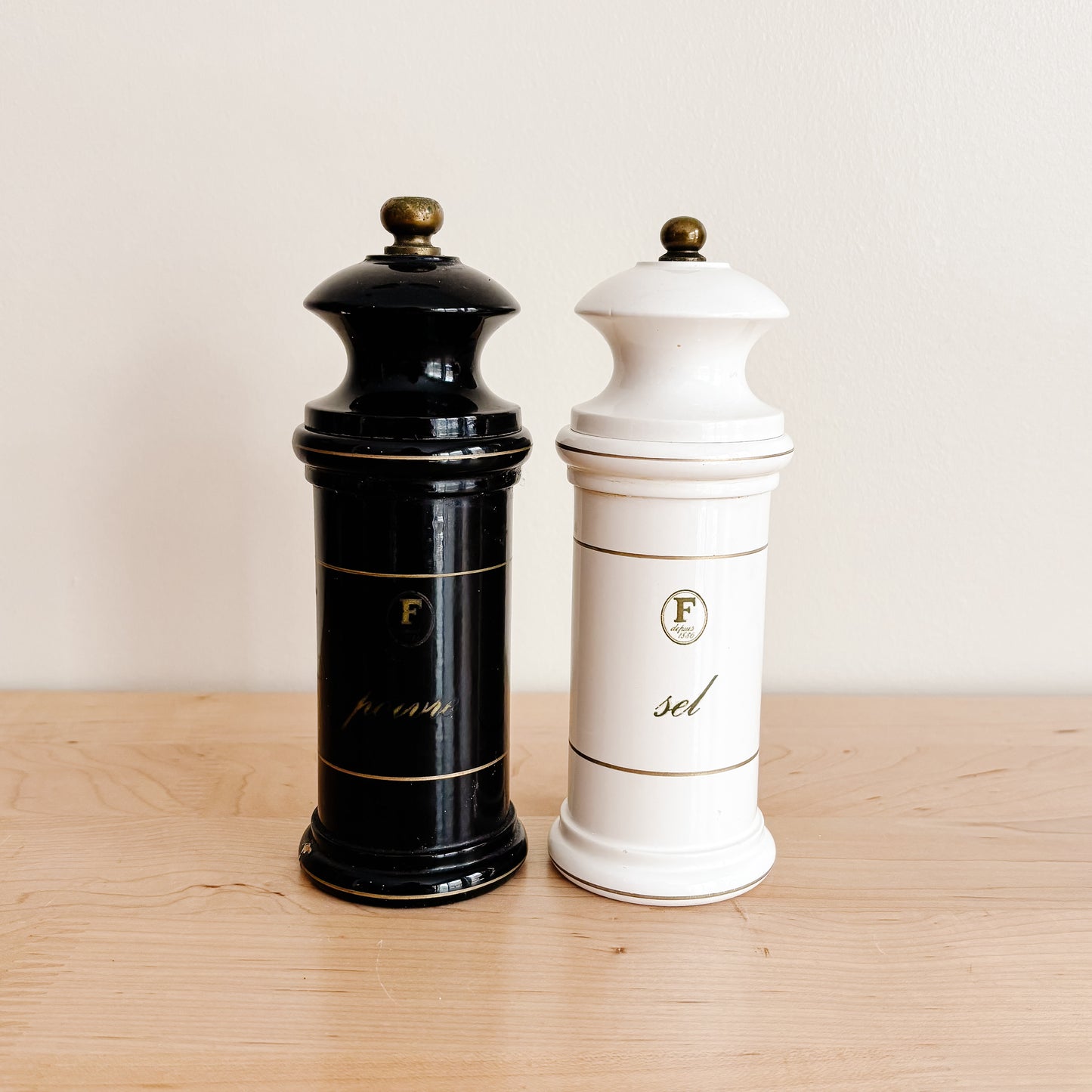 Fauchon Paris Pepper Mill and Salt Grinder Set