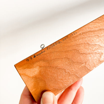 Handmade Wooden Jewelry Storage Peg Rack