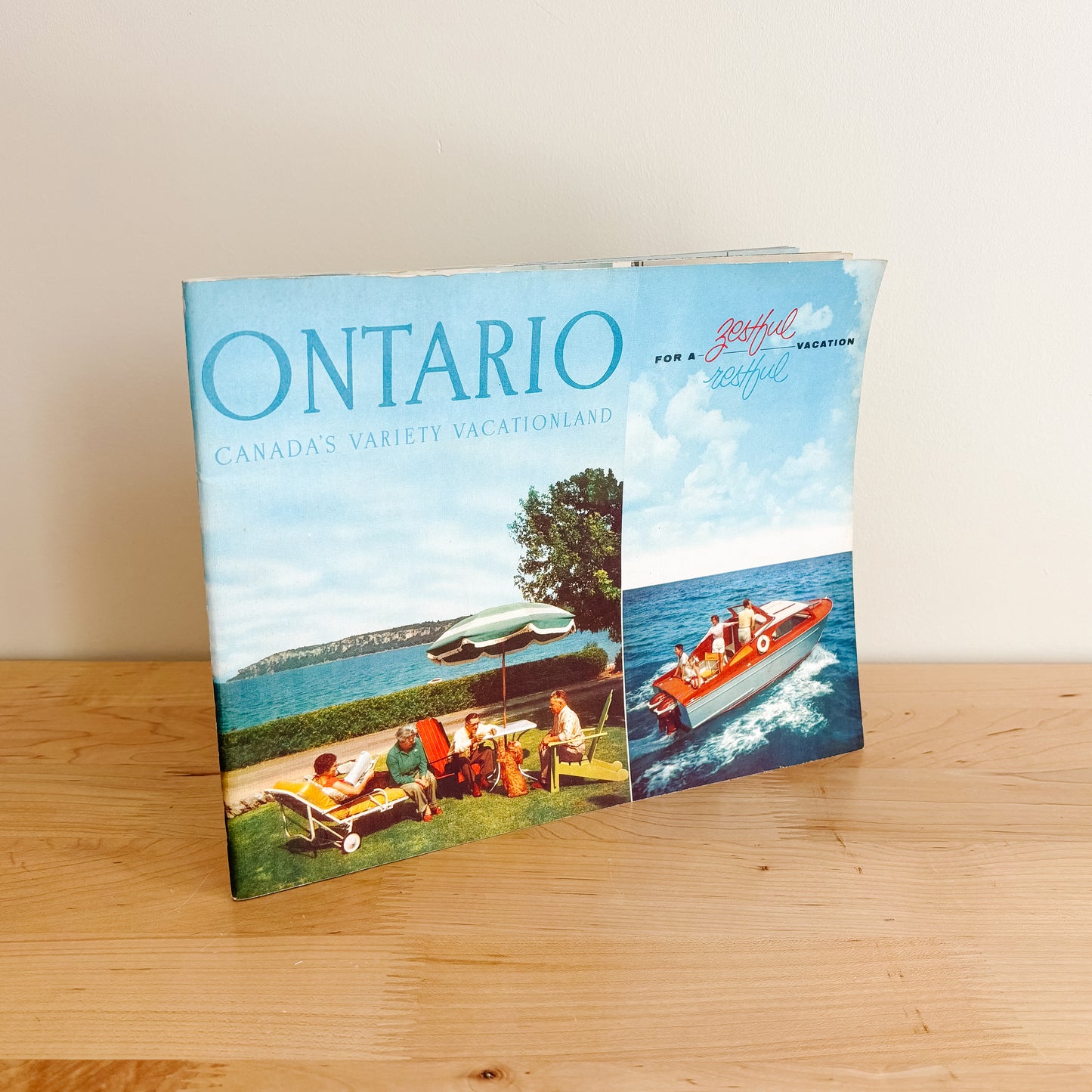 Ontario Canada's Variety Vacationland Tourism Guidebook (1957)