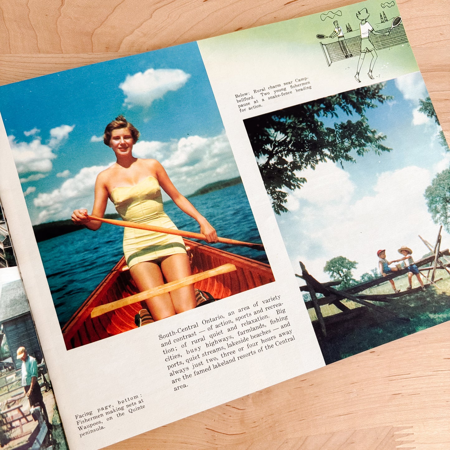 Ontario Canada's Variety Vacationland Tourism Guidebook (1957)