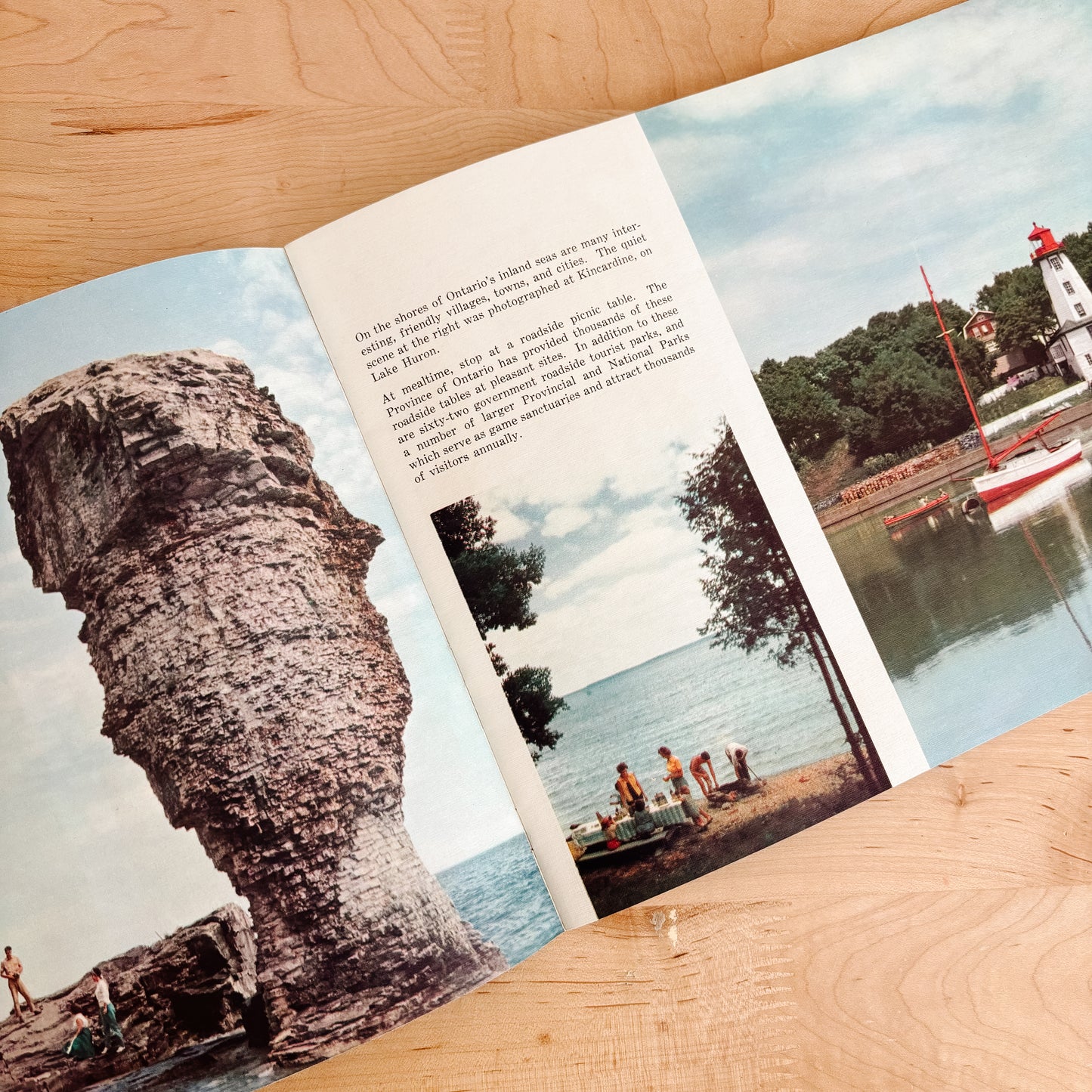 Ontario Canada's Variety Vacationland Tourism Guidebook (1957)