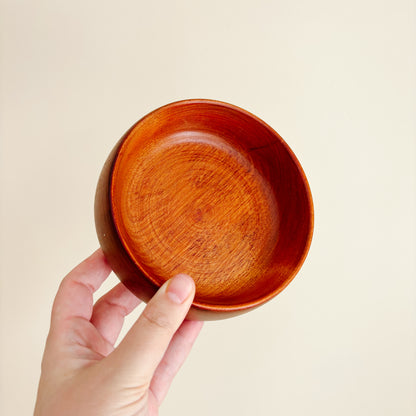 Vintage Baribocraft Stacking Maple Wood Salad Bowls (Set of 4)
