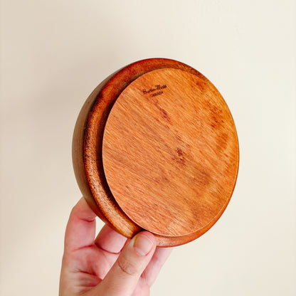 Vintage Baribocraft Stacking Maple Wood Salad Bowls (Set of 4)
