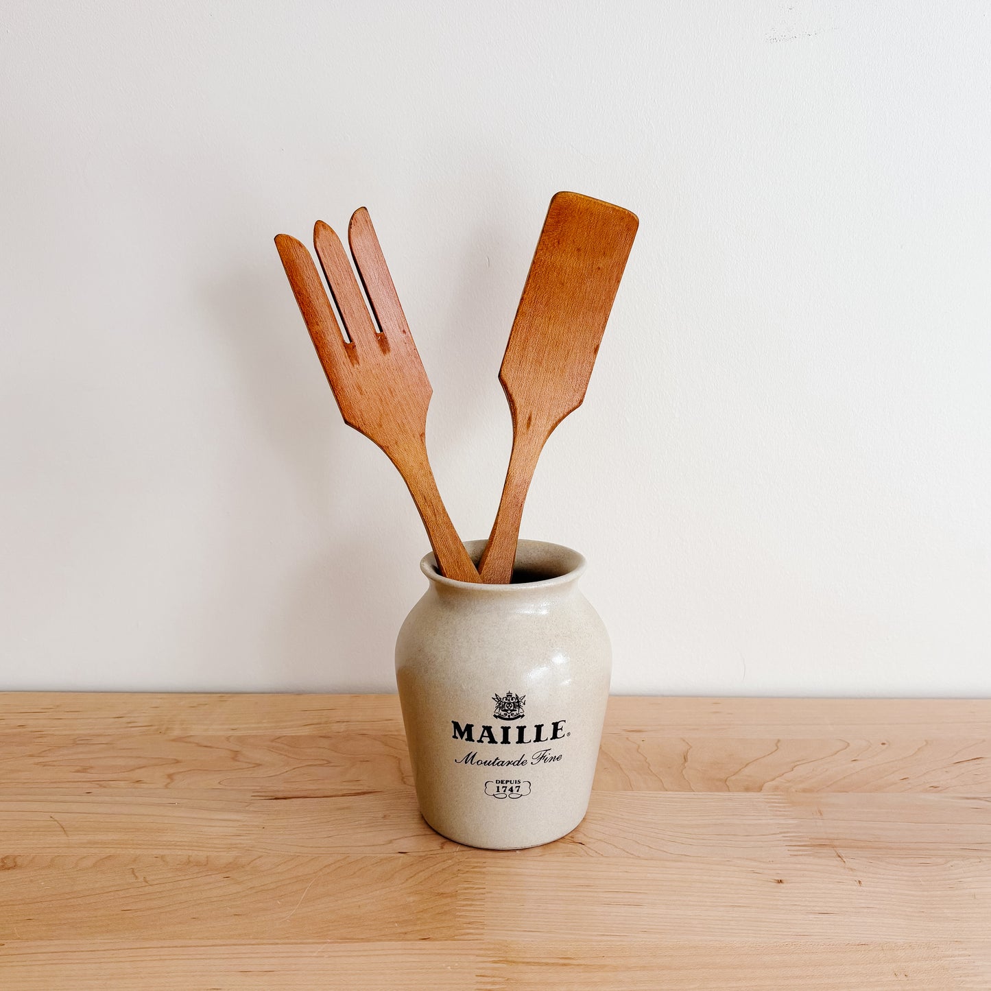 Vintage Baribocraft Canadian Maple Salad Utensils