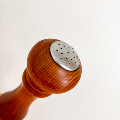 Vintage Baribocraft Maple Wood Salt Shaker (9.5")