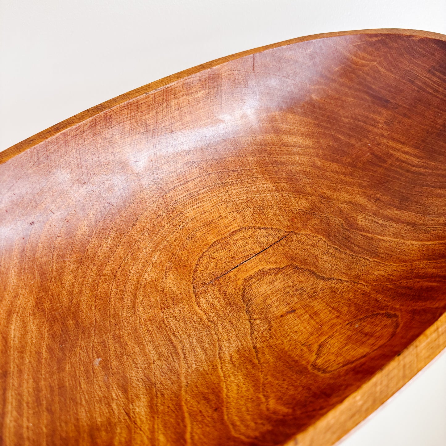 Baribocraft Oval Maple Wood Salad Serving Set