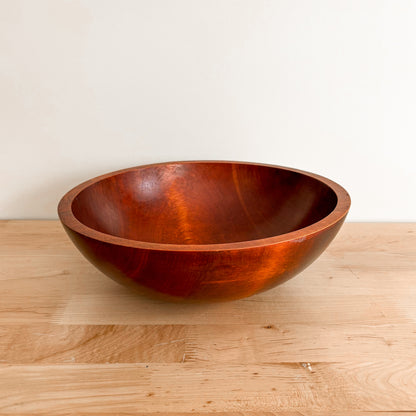 Large Baribocraft Maple Wood Salad Bowl