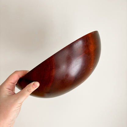 Large Baribocraft Maple Wood Salad Bowl