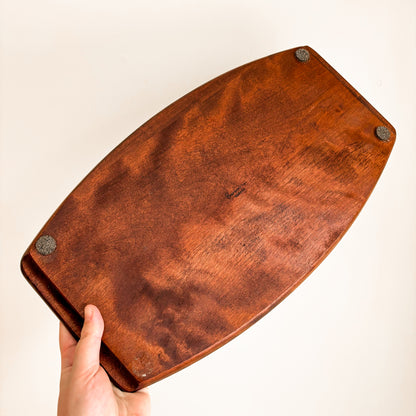 Vintage Baribocraft Cheese Charcuterie Maple Wood Board