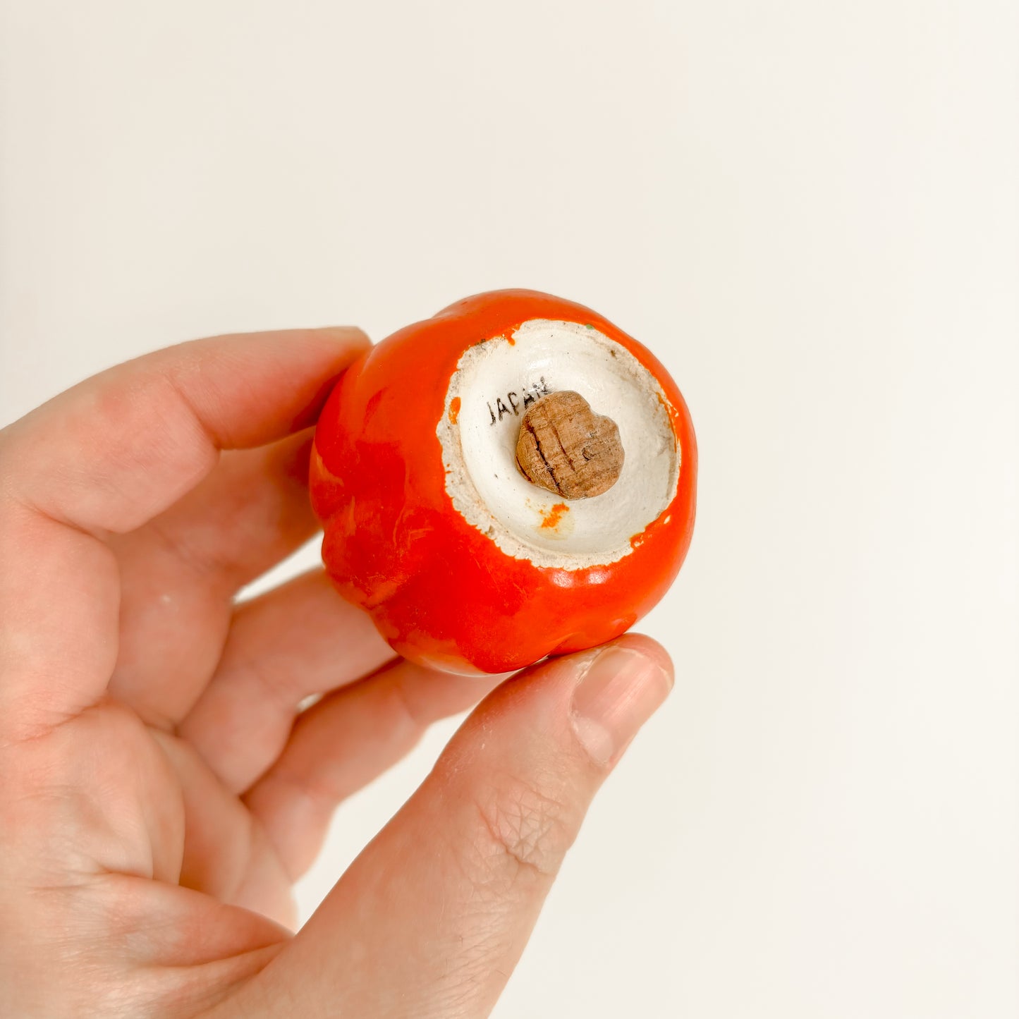 Salt & Pepper Shakers - Mini Red Tomatoes (1950s Japan)
