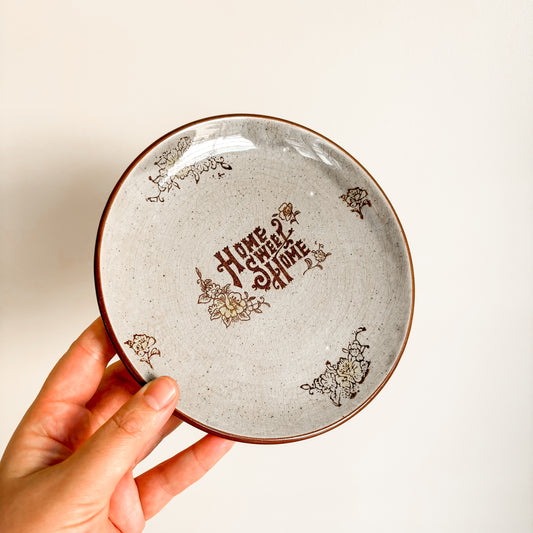 Vintage Home Sweet Home Japan Decorative Plate (Small)