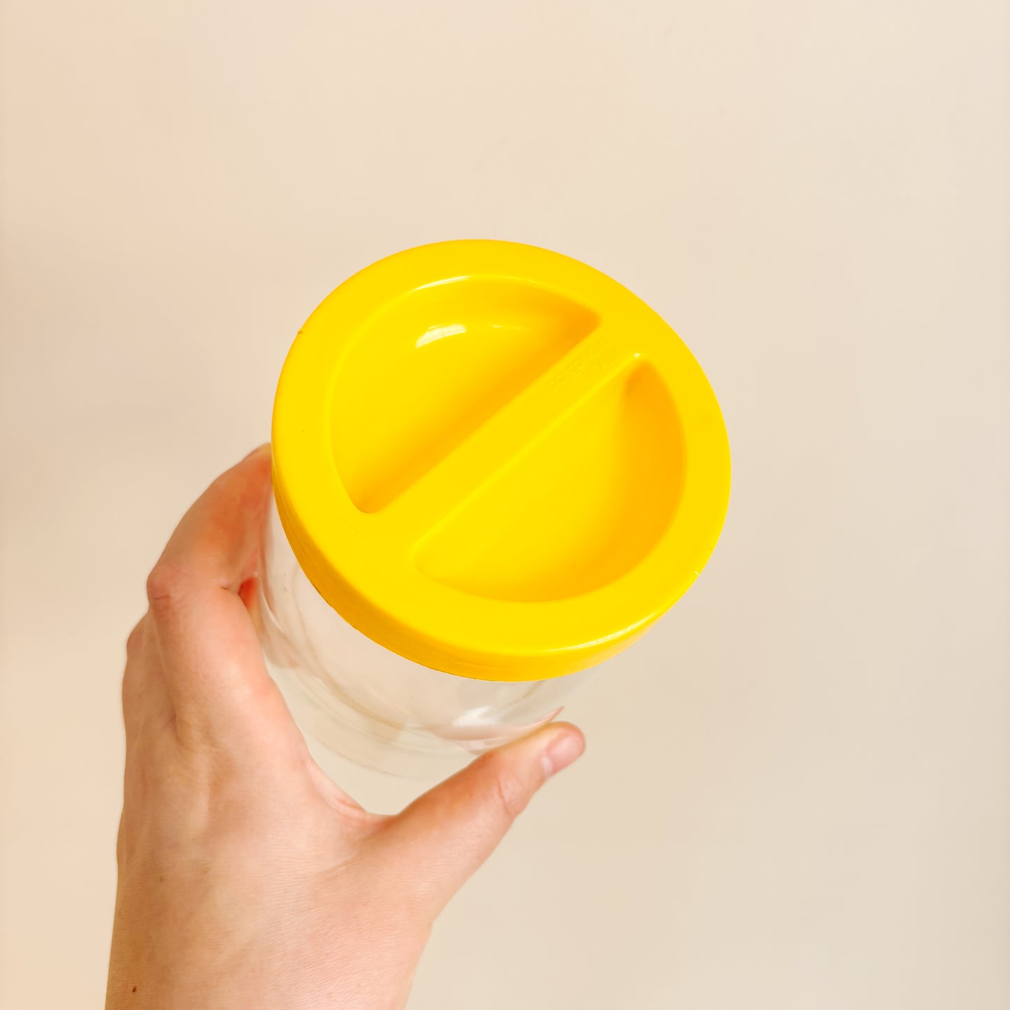 Borgonovo Per Alimenti Round Glass Storage Jar, Yellow