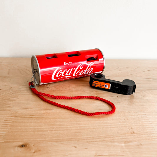 1980s Coca-Cola Coke Can Camera - Takes 110 Film