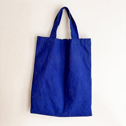 1980s Ontario Place Branded Logo Blue and White Tote Bag