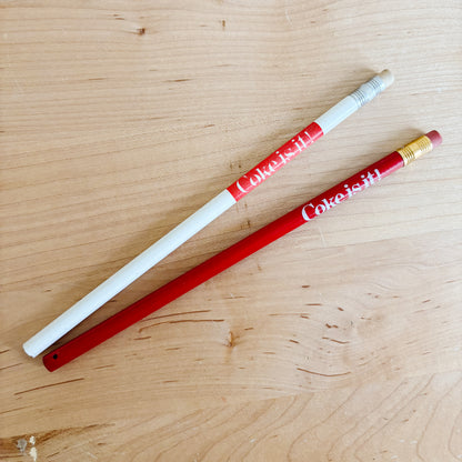 1980s Coca-Cola "Coke Is It!" Pencil (set of 2)