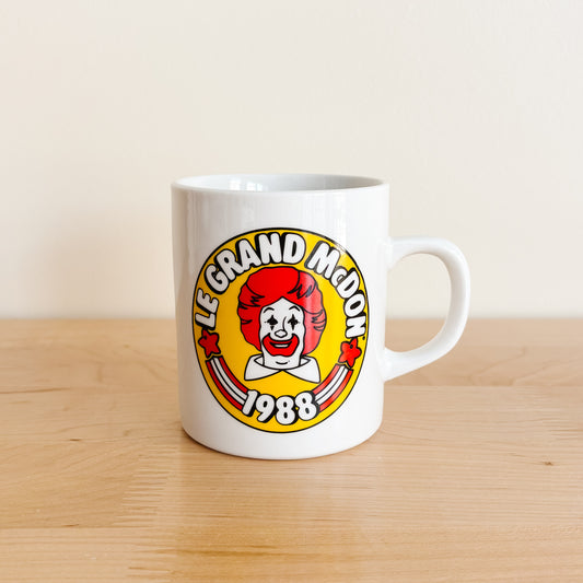 McDonald's Quebec - McHappy Day Le Grand McDon Ceramic Mug - 1988