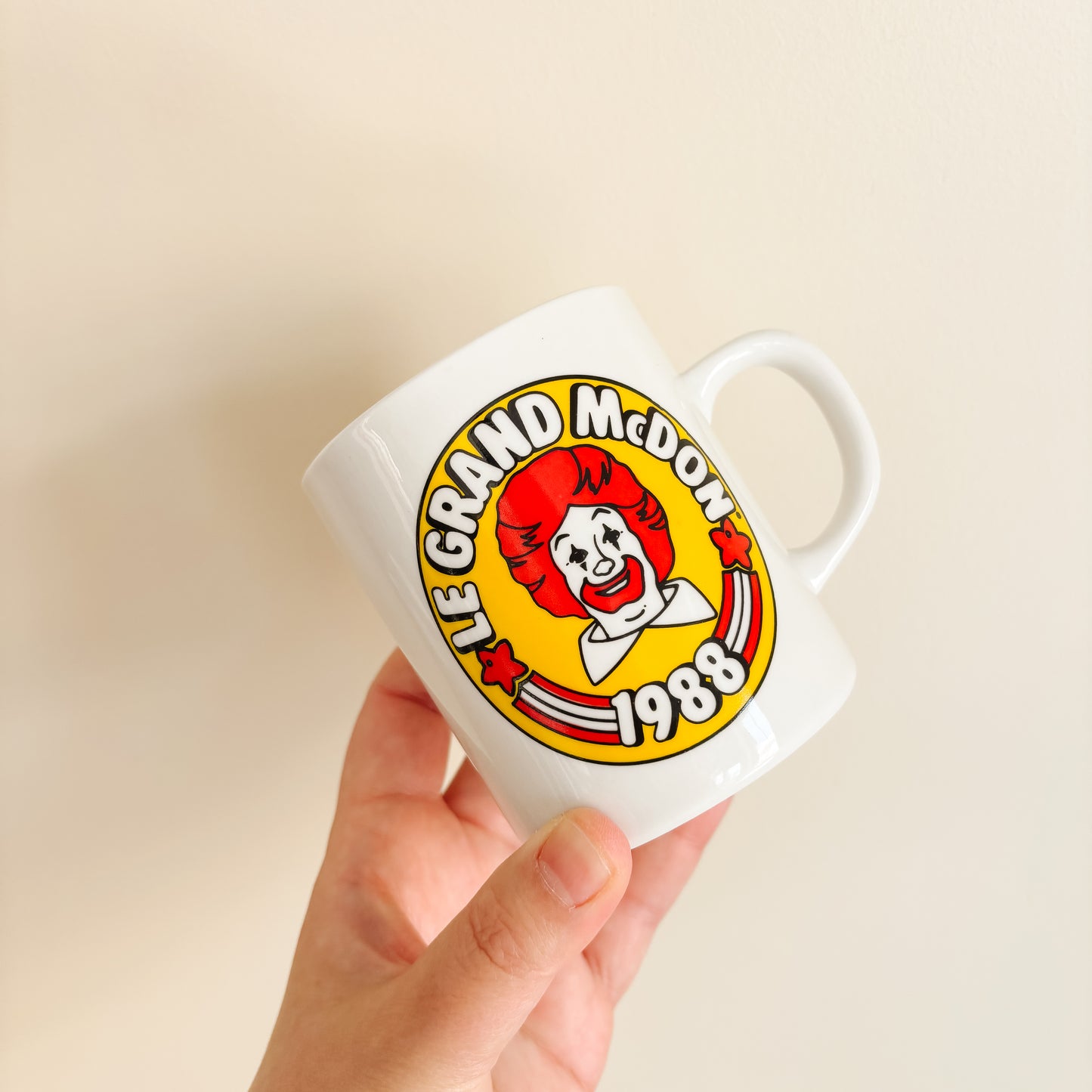 McDonald's Quebec - McHappy Day Le Grand McDon Ceramic Mug - 1988