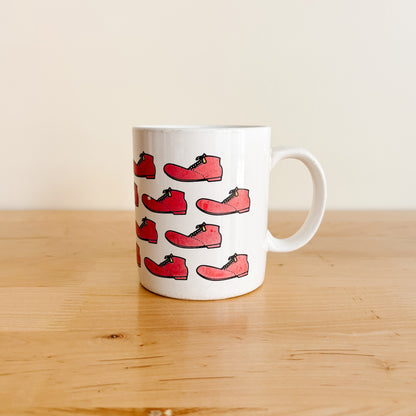 McDonald's Ronald Red Clown Shoe Ceramic Mug - Vintage from the 1980s!
