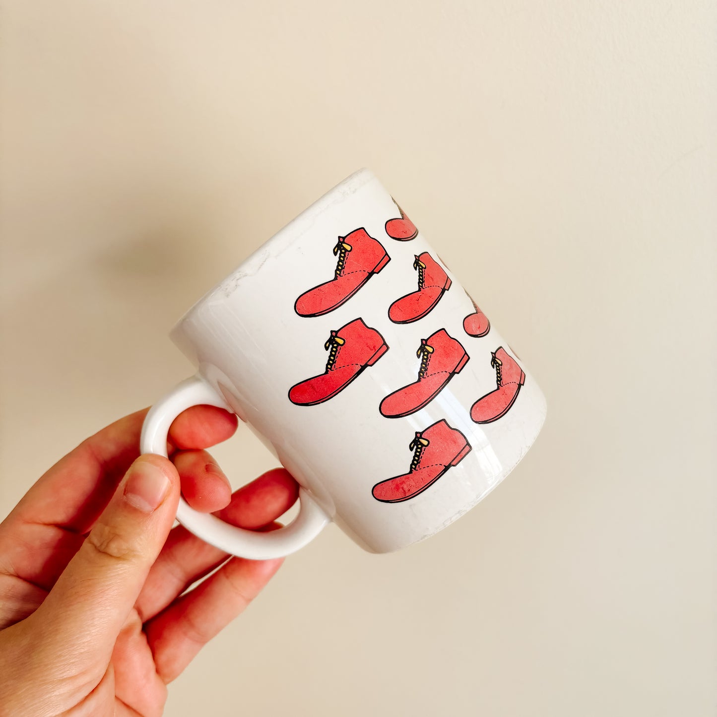 McDonald's Ronald Red Clown Shoe Ceramic Mug - Vintage from the 1980s!