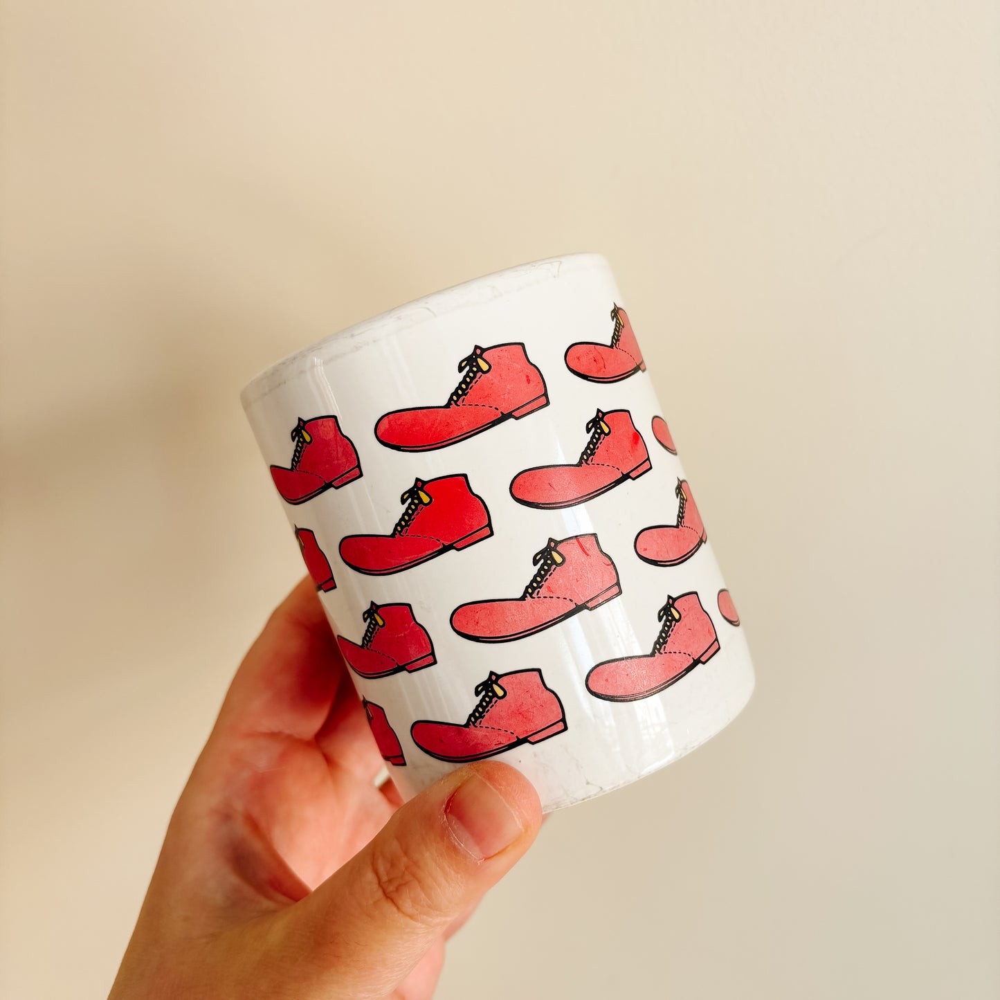 McDonald's Ronald Red Clown Shoe Ceramic Mug - Vintage from the 1980s!