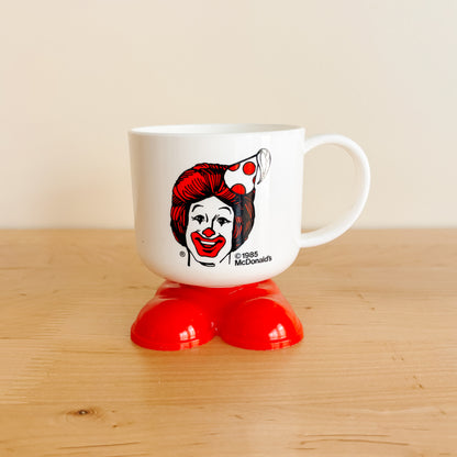 McDonald's Ronald Red Clown Shoe Plastic Party Cup - Vintage from 1985