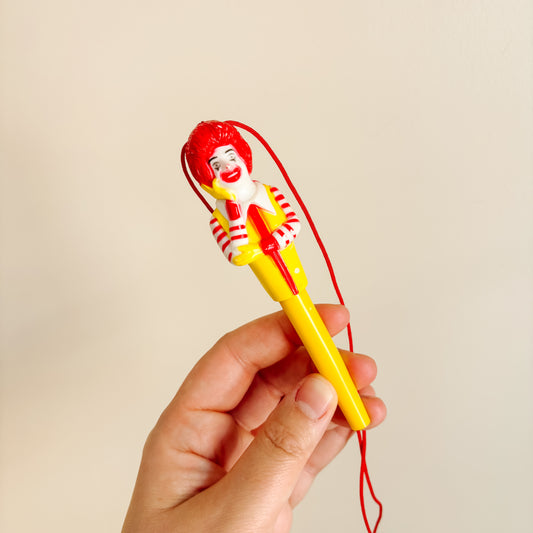 McDonald's Accessory - Ronald McDonald Pen - Vintage from the 1980s