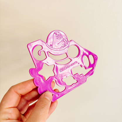 Happy Meal Toy - Crayola Grimace Stencil - 1987
