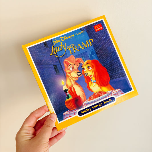 Happy Meal Toy - Disney Favorites Lady and the Tramp Activity Book  - 1987