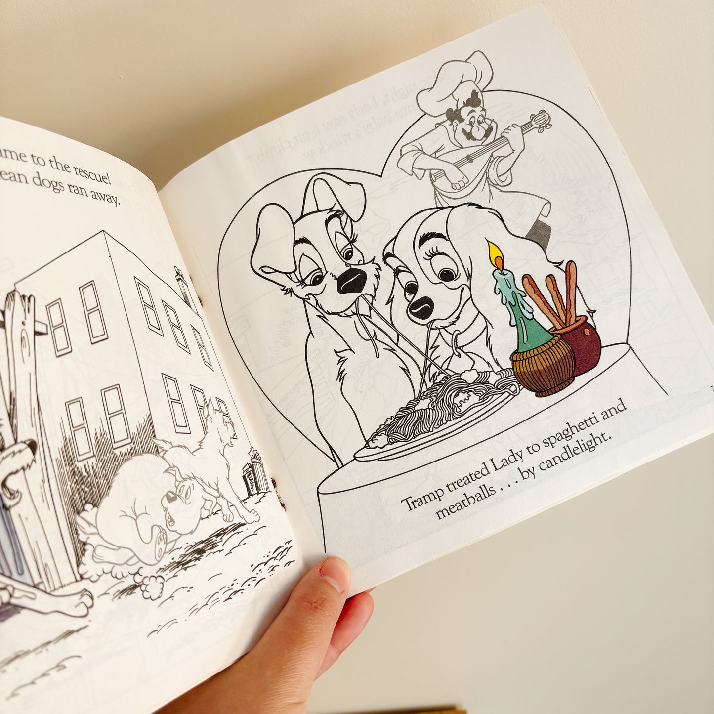 Happy Meal Toy - Disney Favorites Lady and the Tramp Activity Book  - 1987