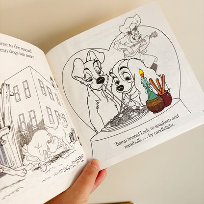 Happy Meal Toy - Disney Favorites Lady and the Tramp Activity Book  - 1987
