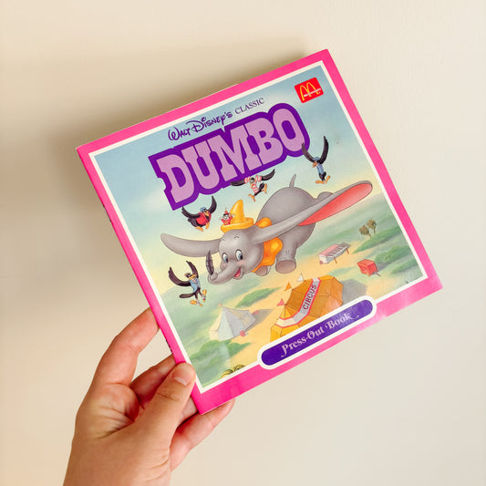 Happy Meal Toy - Disney Favorites Dumbo Activity Book  - 1987