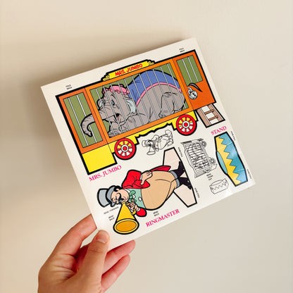 Happy Meal Toy - Disney Favorites Dumbo Activity Book  - 1987