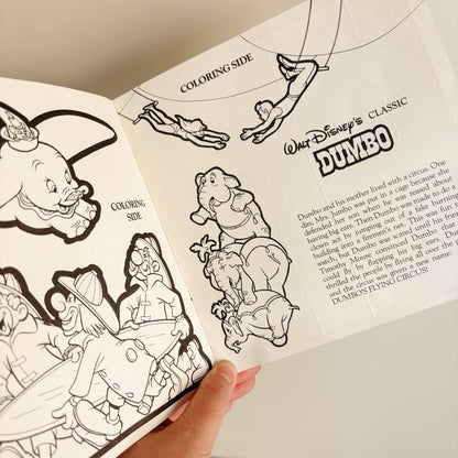 Happy Meal Toy - Disney Favorites Dumbo Activity Book  - 1987